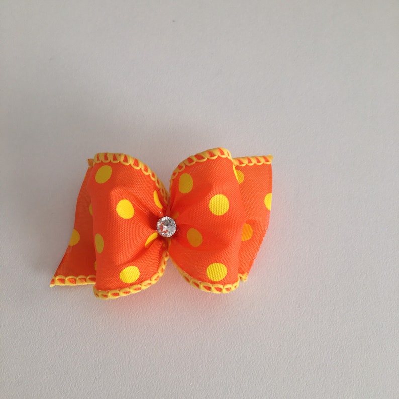 Dog Hair Bow Large Bow Yorkie Hair Bow Maltese Hair Bow Etsy