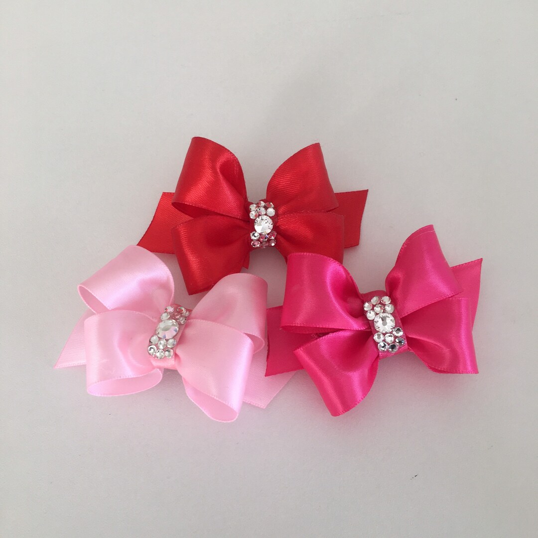 Dog Hair Bow, Large Bow, Many Colors, Yorkie Hair Bow, Maltese Hair Bow