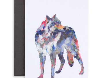 Leader Of The Pack, Wolf Card, New Job Card, Animal Card, Canadiana, True North, Spirit Animal, Gifts