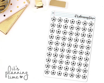 Soccer Icon Sport Ball Planner Sticker Sheet