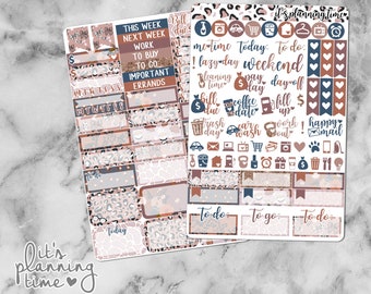 Sweater Weather 2 Page Planner Sticker Kit