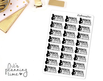 Pregnancy Prenatal Vitamins Planner Stickers