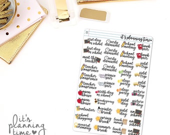 Back to School Assorted Planner Stickers
