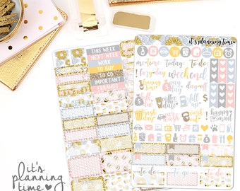 Life Is Sweet 2 Page Planner Sticker Kit