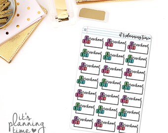 Preschool Planner Stickers