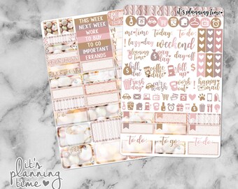 Hello Winter 2 Page Planner Sticker Kit