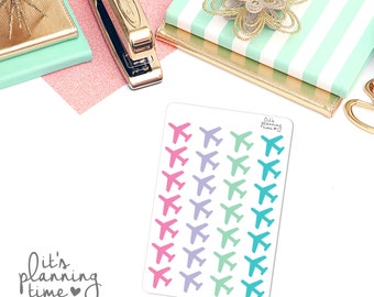 Airplane Planner Stickers- 28 count