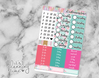 Hello, Spring Add-On Title Headers and Date Cover Planner Stickers