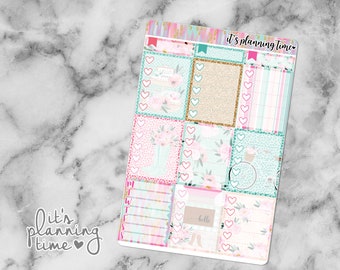 Hello, Spring Full Box Checklist Planner Stickers