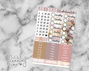 Hello Winter Add-On Title Headers and Date Cover Planner Stickers