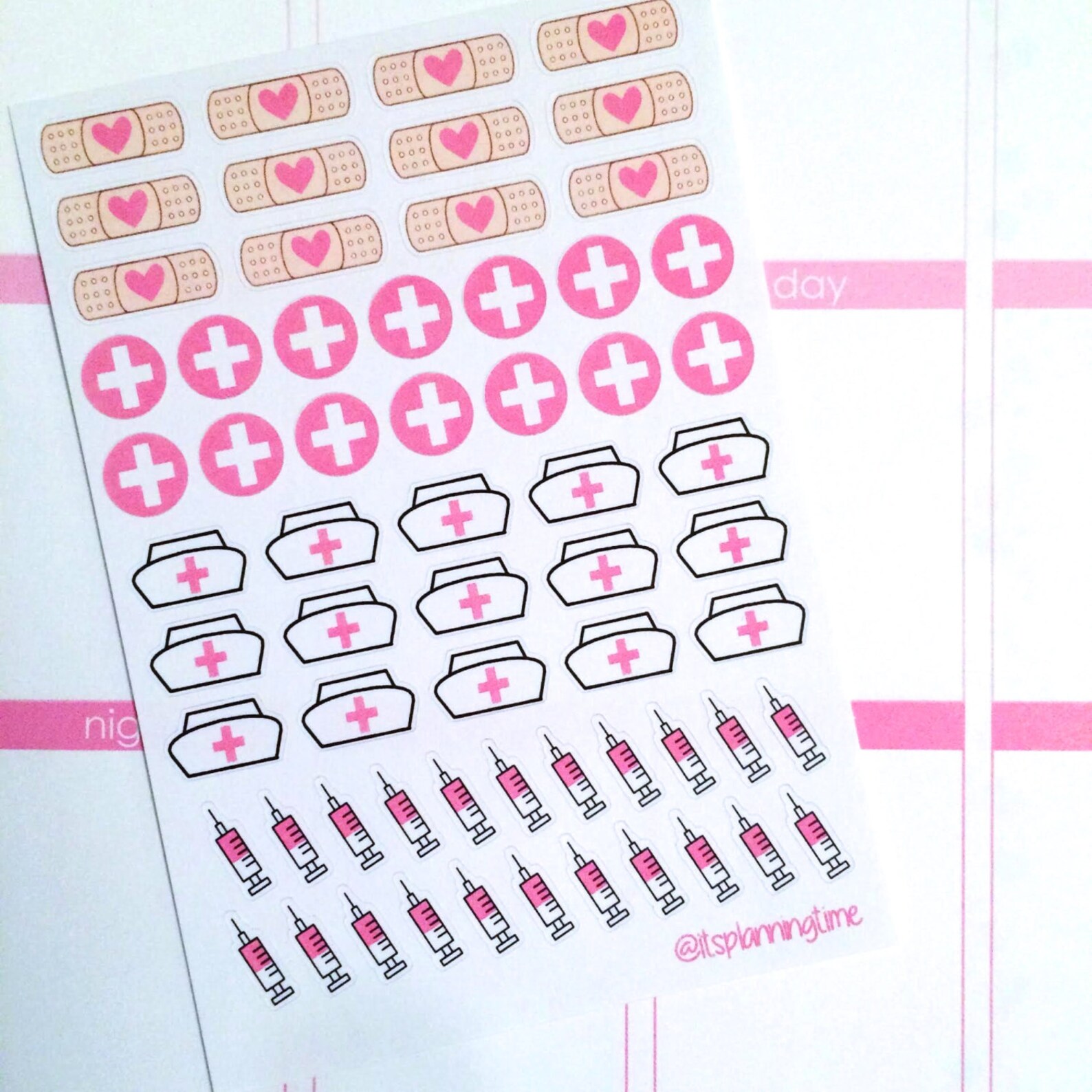 Nurse Edition Assorted Planner Sticker Sheet Etsy