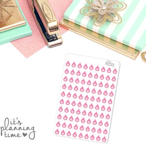 Period Tracker Planner Stickers- 90 count