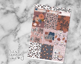Sweater Weather Decorative Full Box Planner Stickers