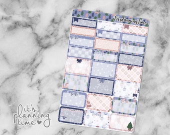 Snow Assorted Box Planner Stickers