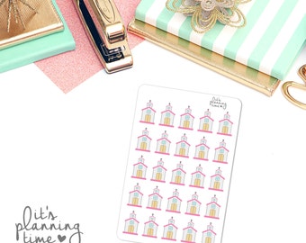 Church Planner Stickers- 25 count