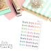 see more listings in the Planner Sticker Sheets section