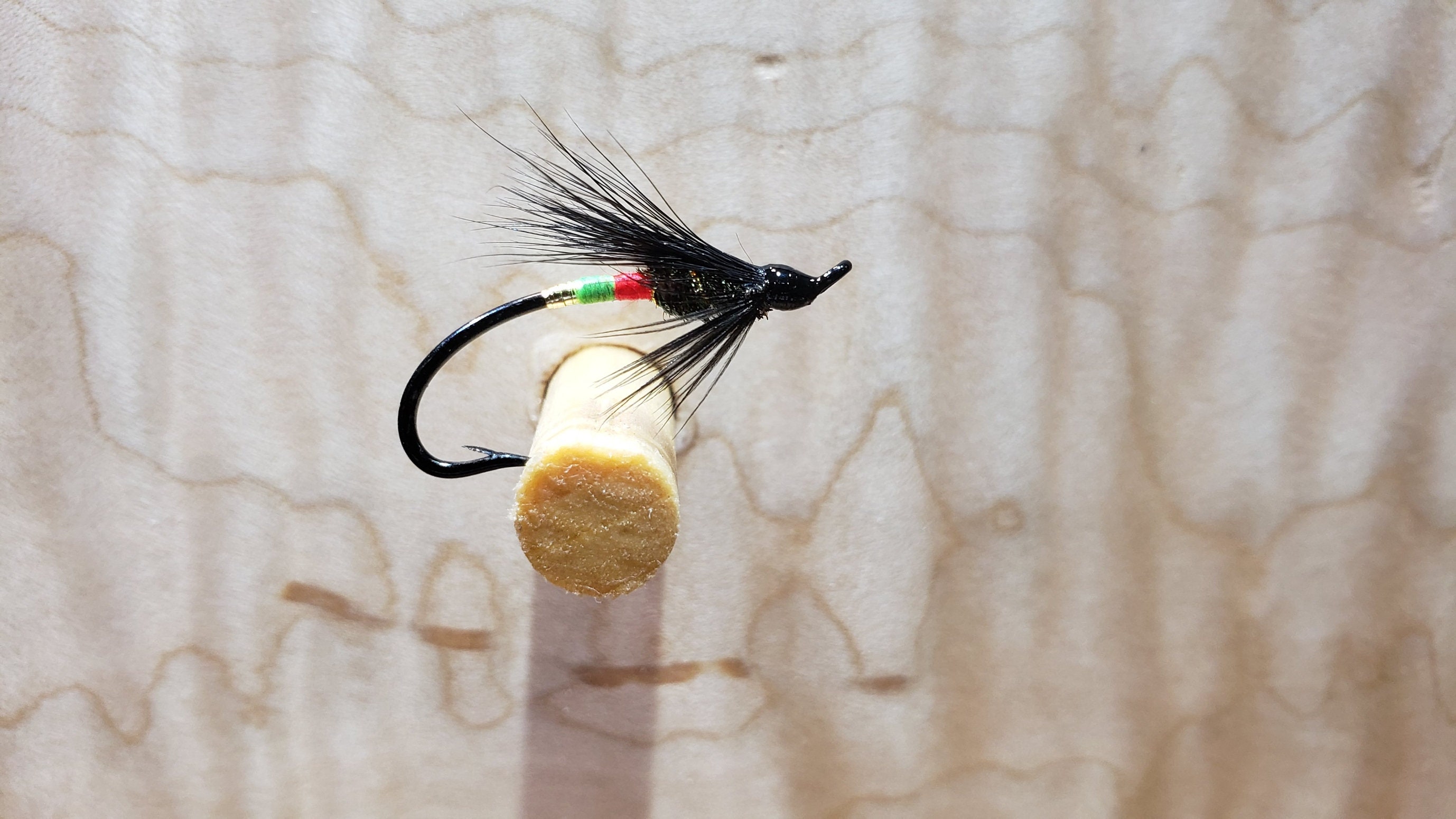 Undertaker Salmon Fly Atado por Alan Bourgault Etsy España