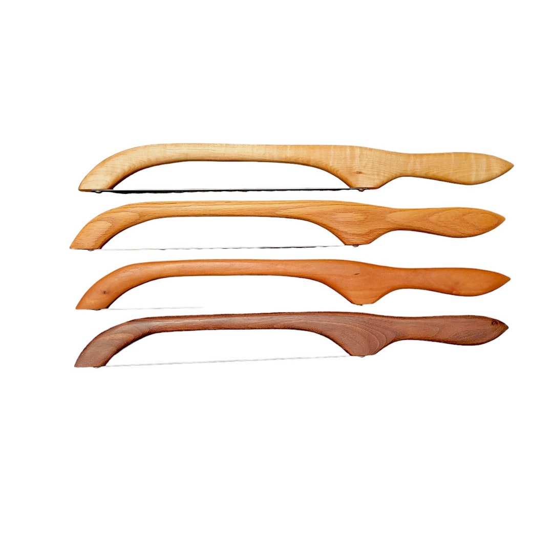 Wood Bread Knife, Wood Utensil, Bread Knife, Cherry Bread Knife, Maple