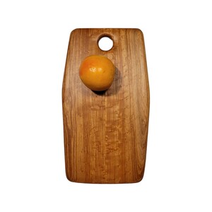 Bird&#39;s Eye Heart Maple Cutting Board, 8&quot;x13&quot; Wood Cutting Board, Wood Charcuterie Board, Wood Serving Board
