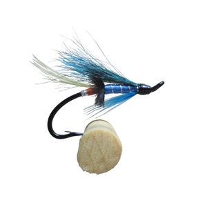 Blue Laxa Salmon Fly Tied by Alan Bourgault