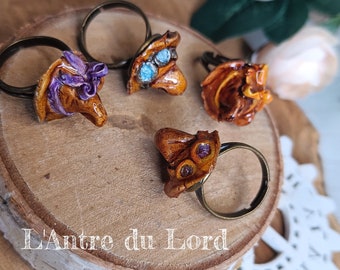 Bague chapeau de sorcière fait-main