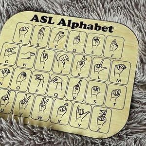 ASL Alphabet Puzzle-  (American Sign Language)