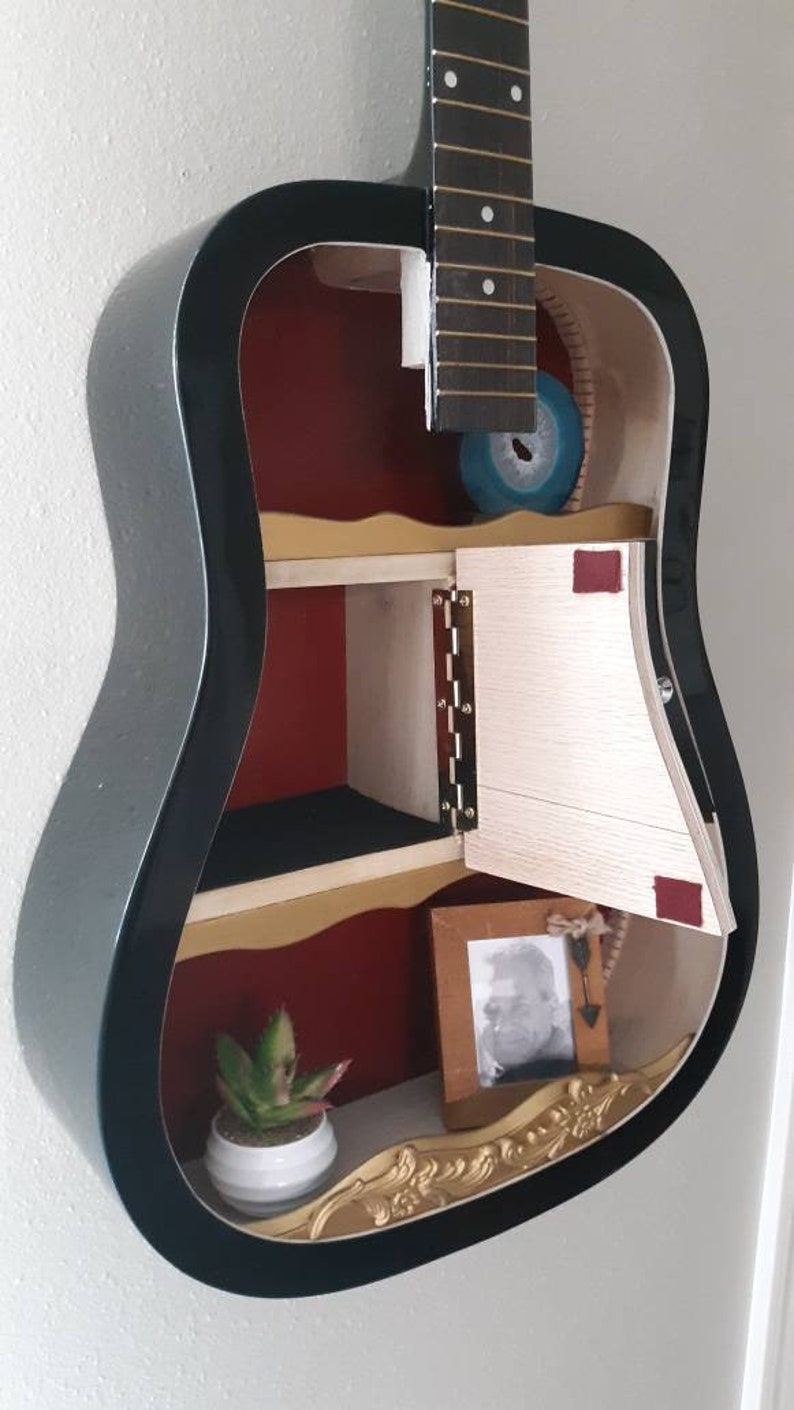 Guitar Shelf 139. Recycled acoustic guitar with custom Etsy