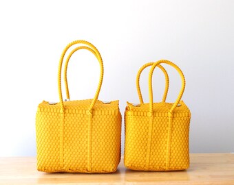 Yellow Bundle: Me & Mini-me Handbag by MexiMexi