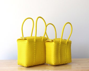 Bright Yellow: Me & Mini-me Handbag by MexiMexi