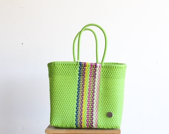 Lime & Colors Handwoven Tote bag by MexiMexi