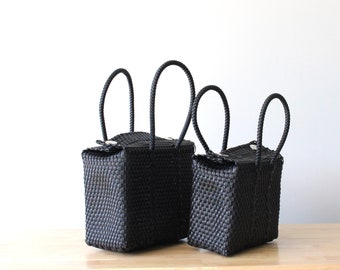 Black Bundle: Me & Mini-me Handbag by MexiMexi