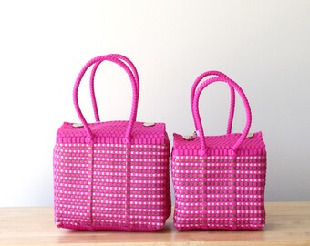 Hot Pink Bundle: Me & Mini-me Handbag by MexiMexi