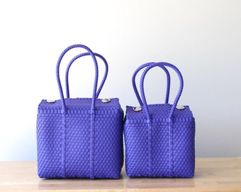 Purple Bundle: Me & Mini-me Handbag by MexiMexi