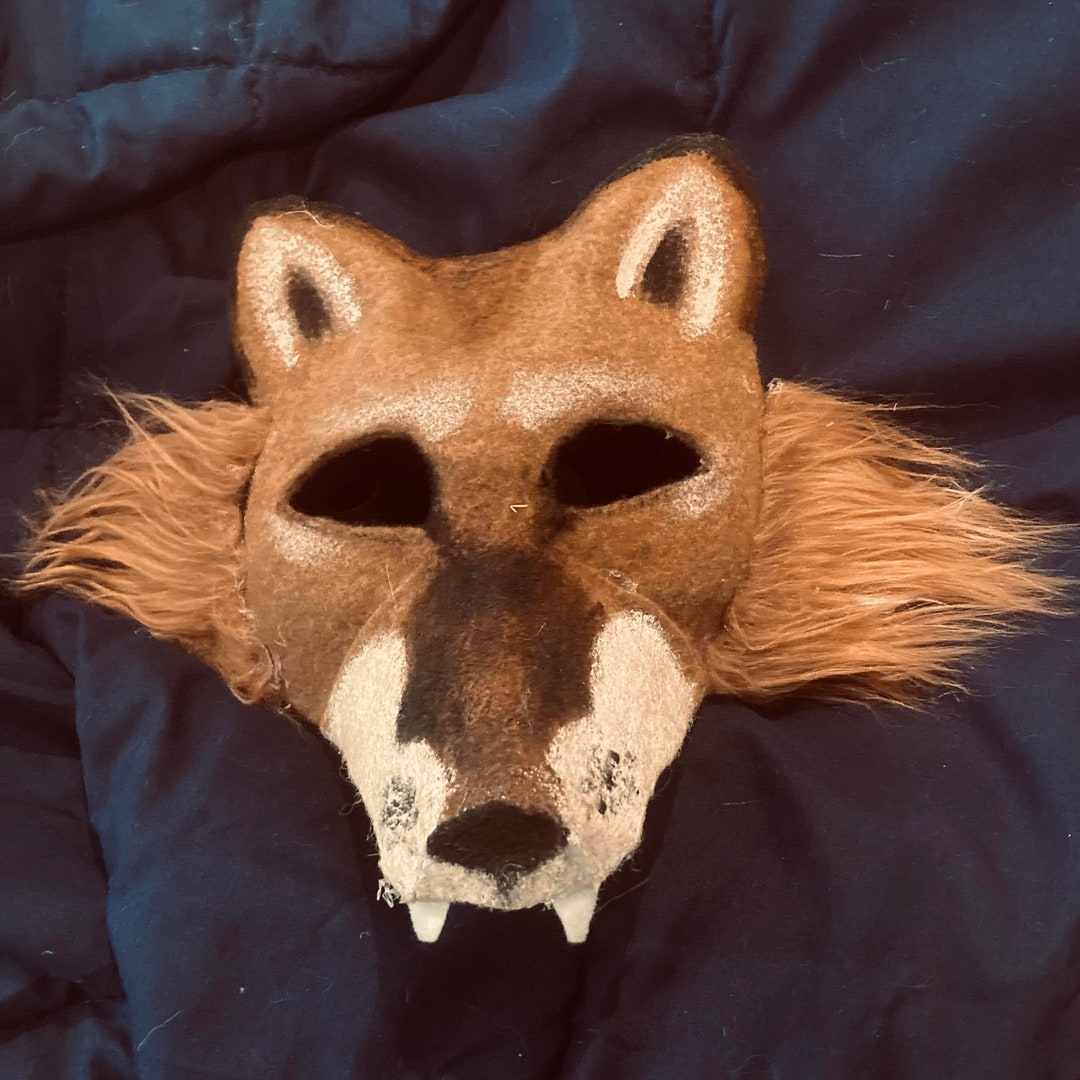 Red Fox Therian Mask READ DESCRIPTION Etsy