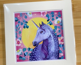 Art print (small): Unicorn creature of the otherworld