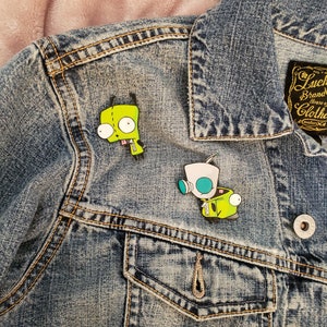 Invader Zim Gir Pins