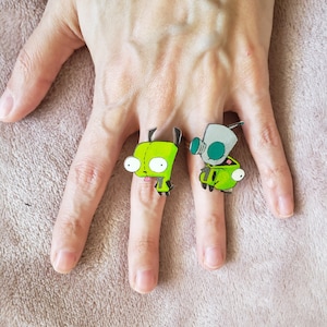 Invader Zim Gir Rings