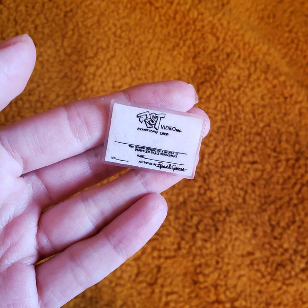 RST Video Membership Card Pin