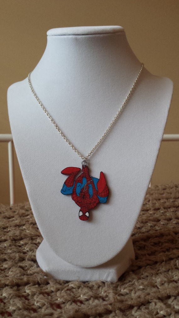 GulCean Collana Con Ciondolo Ragno In Acciaio Inossidabile, Color Oro E Argento, Per Uomo E Donna, Leggera E Alla Moda, Regalo Per Fan Di Spiderman - 3