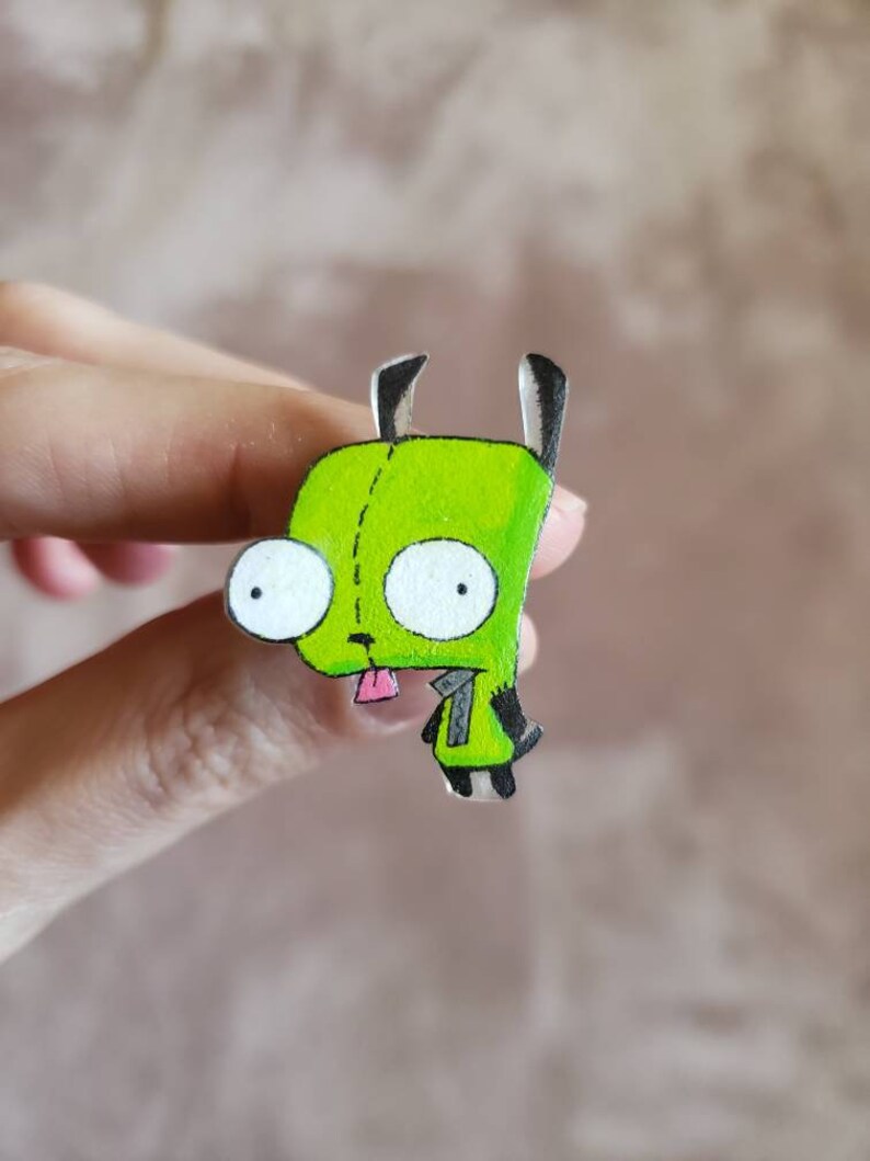 Invader Zim Gir Rings - Etsy