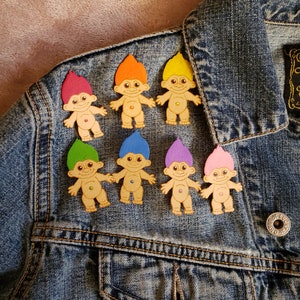 90s Troll Doll Pins