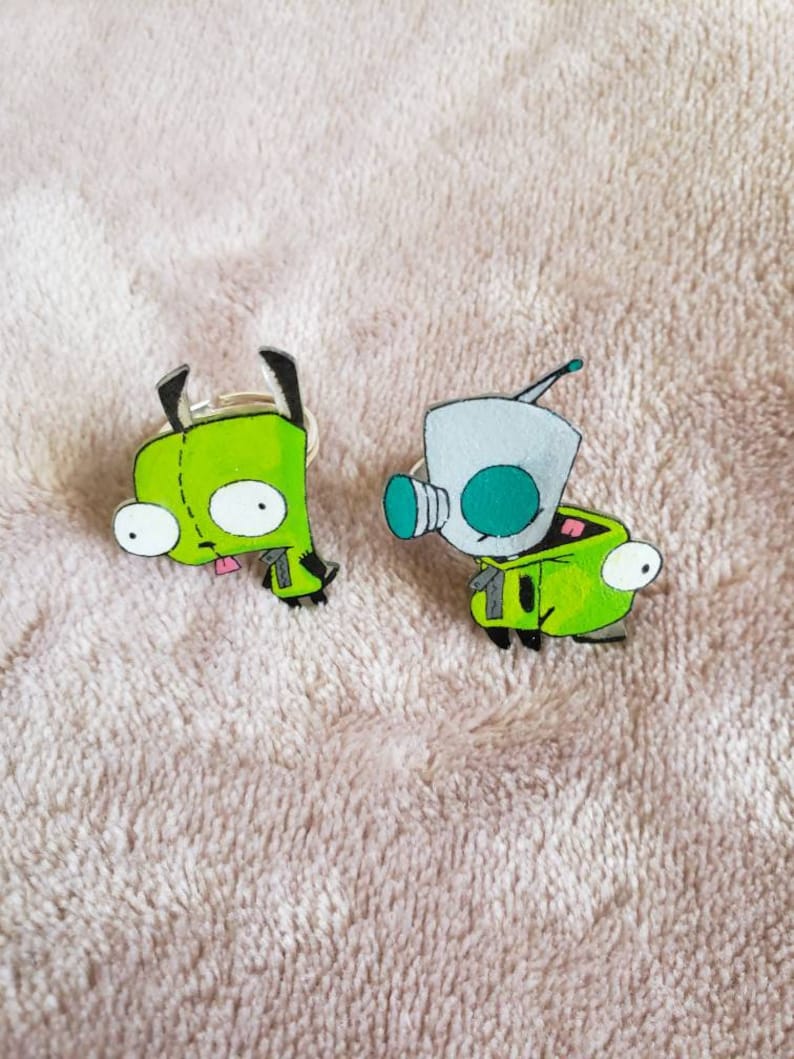 Invader Zim Gir Rings - Etsy