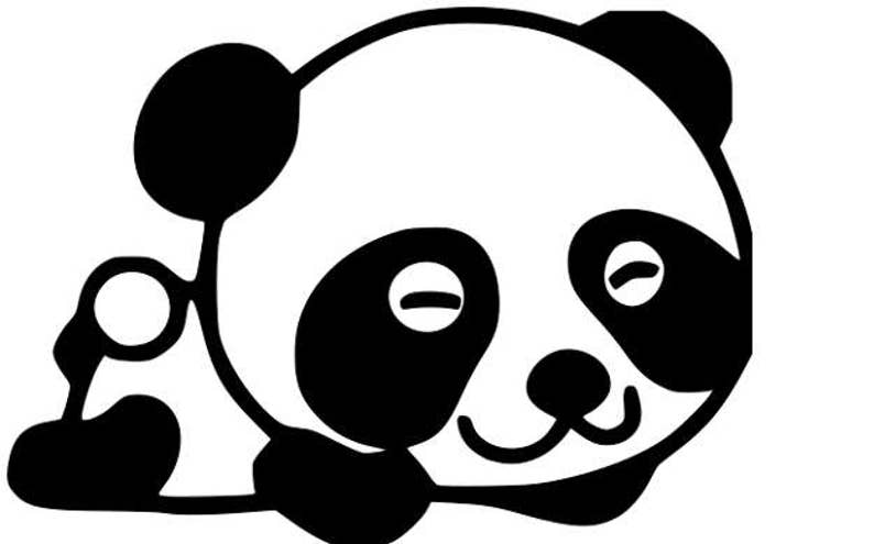 Download 5 cute panda SVG files cricut cut files applique | Etsy