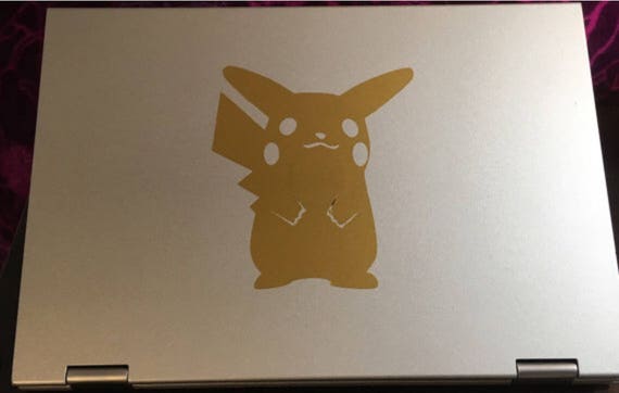 Pikachu SVG/PNG File Cut File Pokemonpikachu Profile Vinyl 