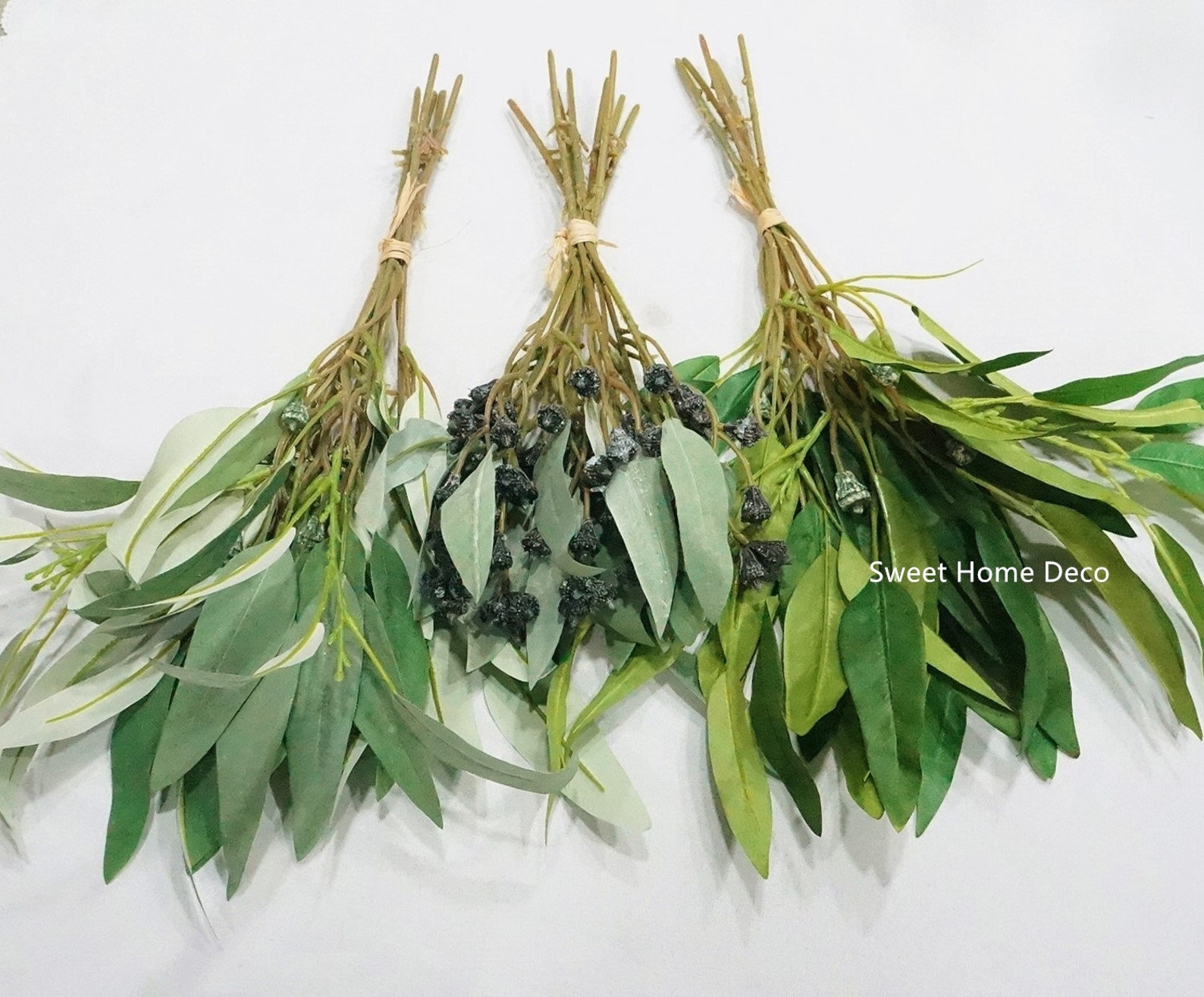 16'' Silk Eucalyptus Leaves Bunch Etsy Australia