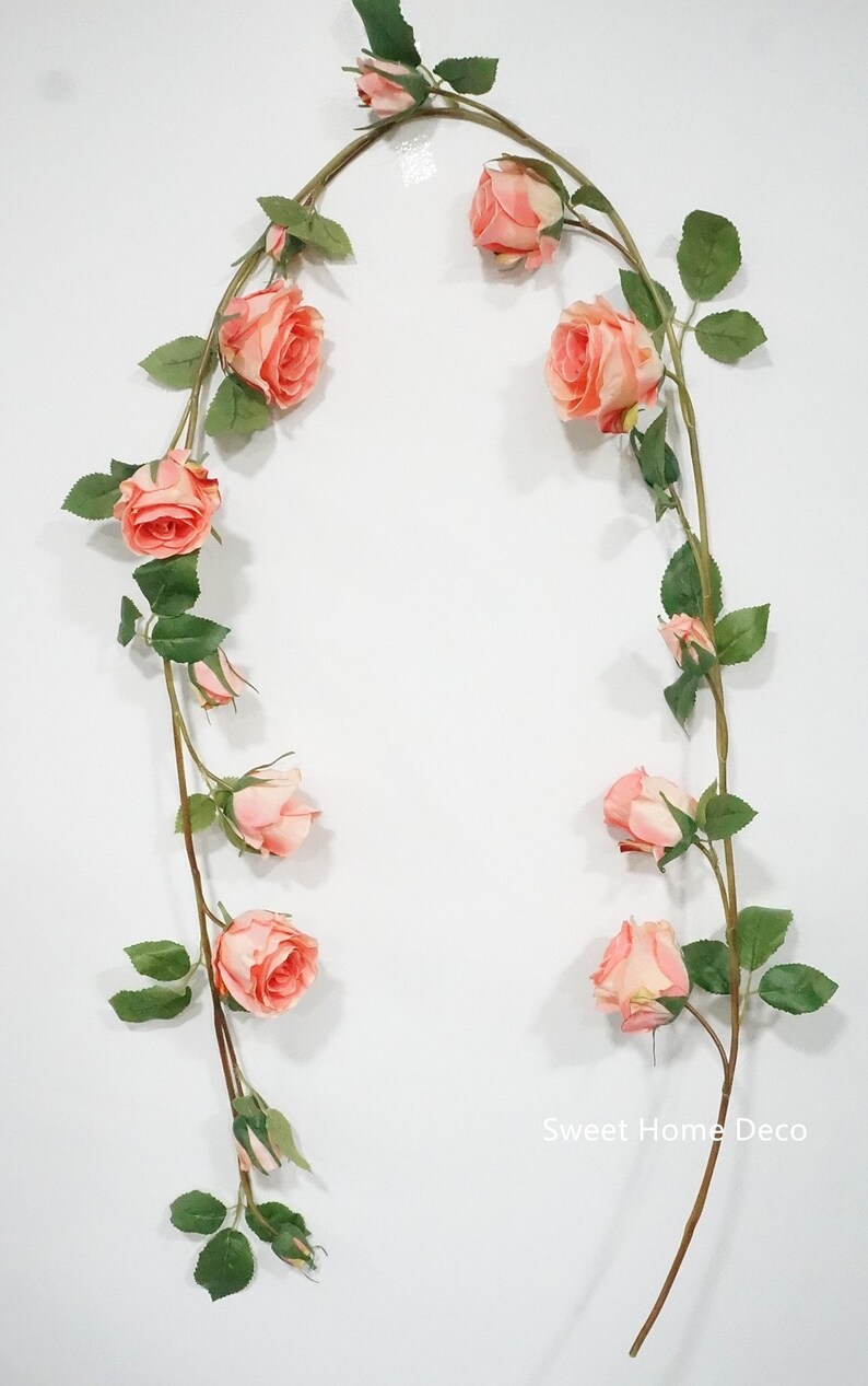 Silk//Artificial Flower Rose Spray//Stem,Bouquet,Memorial,Florists//Floral//Craft