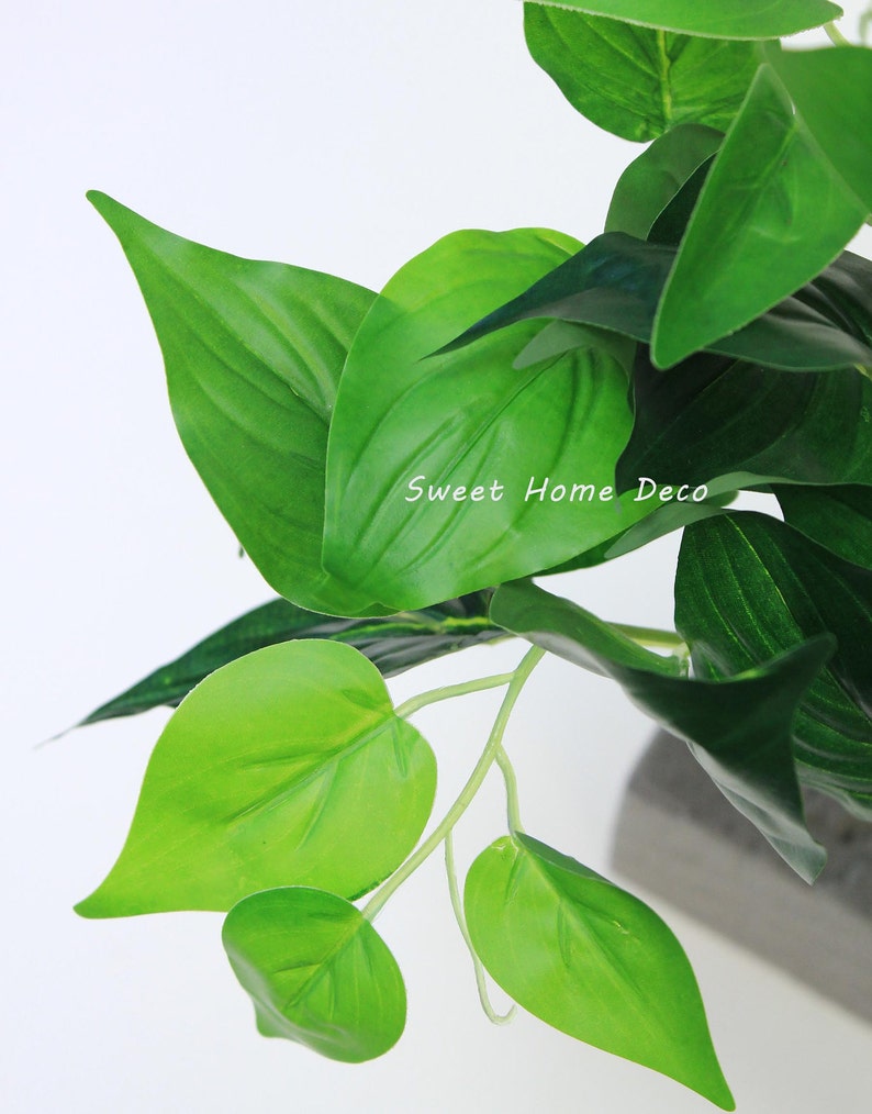 Waterresistant Faux Plant Artificial Leaf Etsy