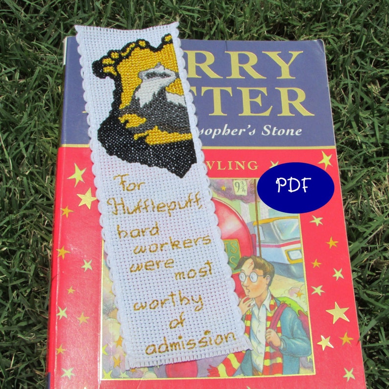 harry potter hufflepuff house cross stitch pattern