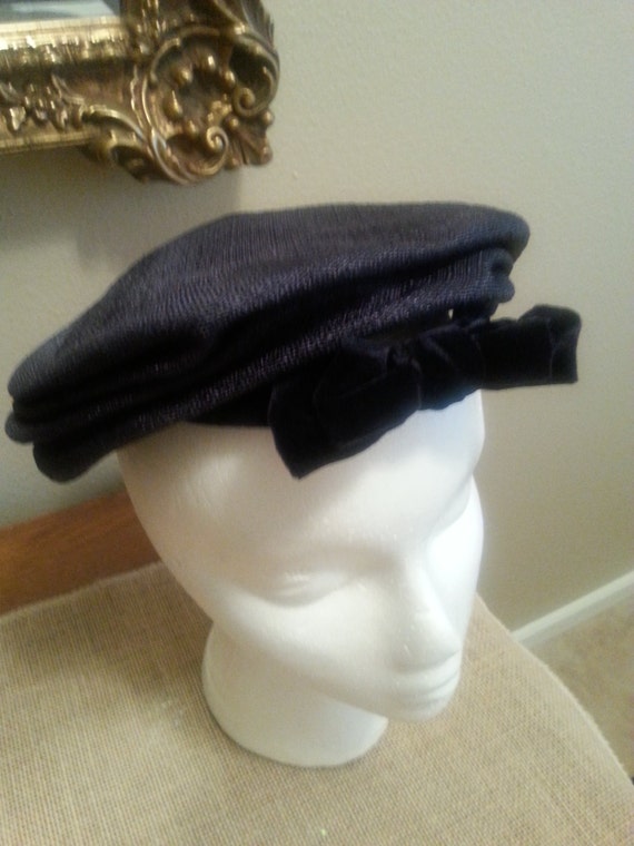 Vintage Flat Style Hat by Miss Alice