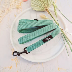 Sage Green Cord Dog Lead